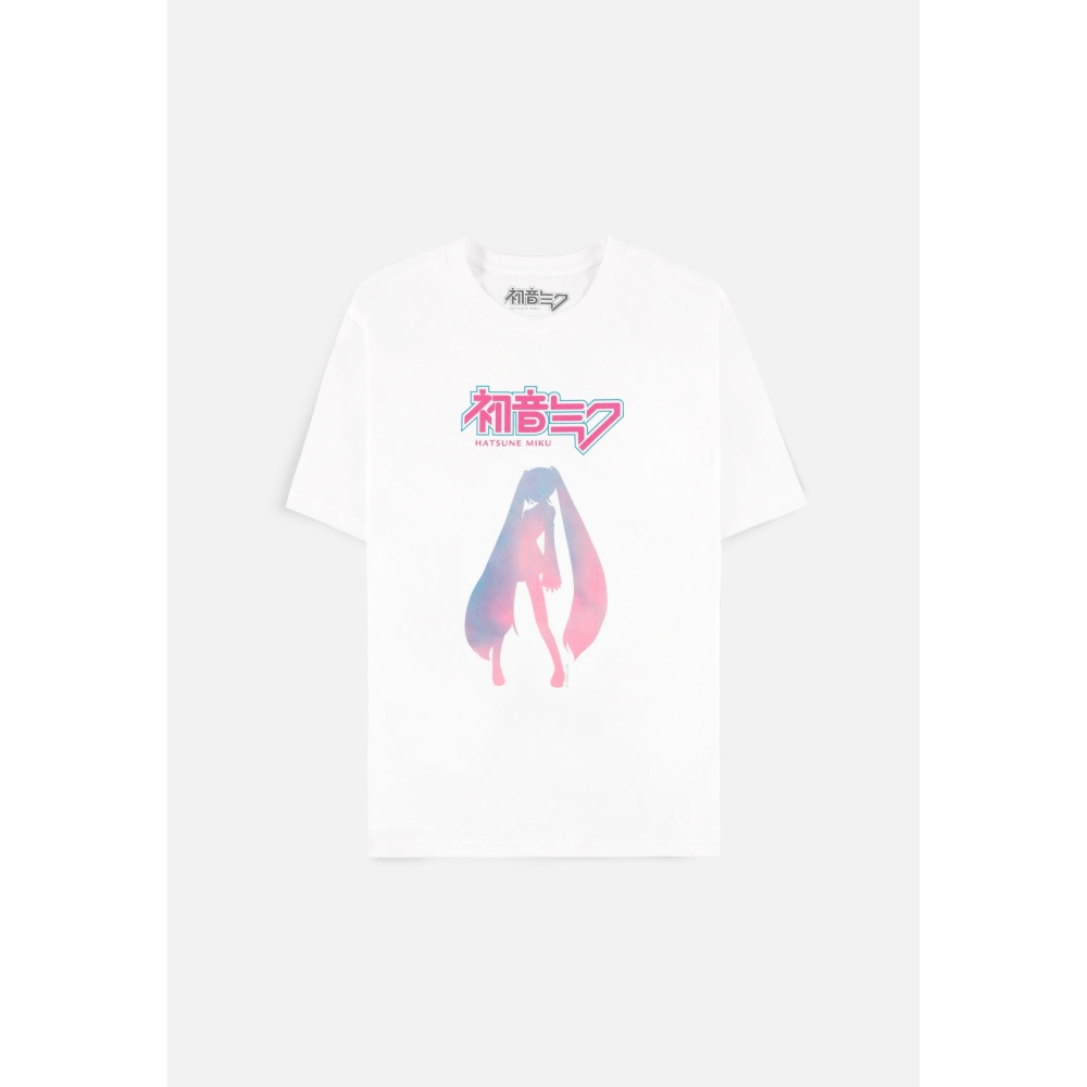 Hatsune Miku - Silhouette T-shirt Femme - Blanc